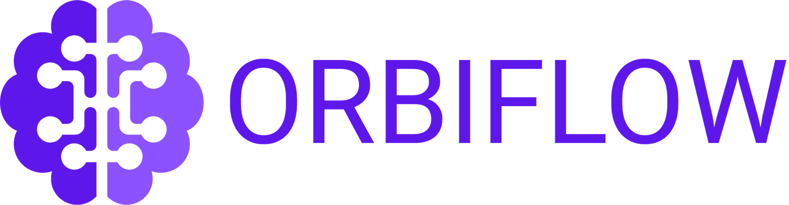 Purple logo with side name